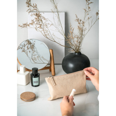 MILLIE. Multifunction bag in recycled cotton (70) and polyester (30 rPET) (140 g/m²)